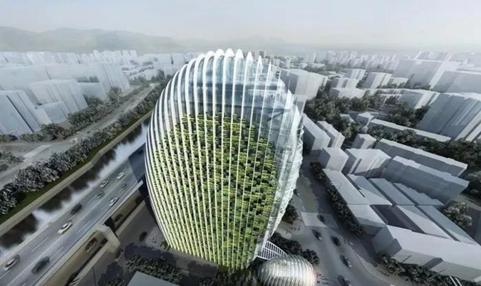 BIM技术在南港办公大楼案曲面帷幕建筑施工整合中的应用
