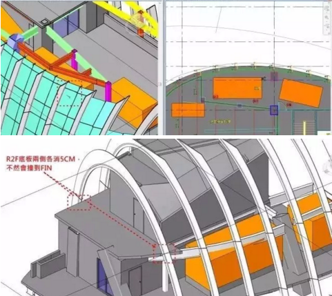 BIM技术在南港办公大楼案曲面帷幕建筑施工整合中的应用