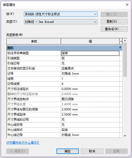revit修改标注参数